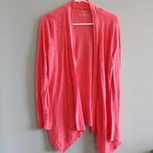 Coral cardigan